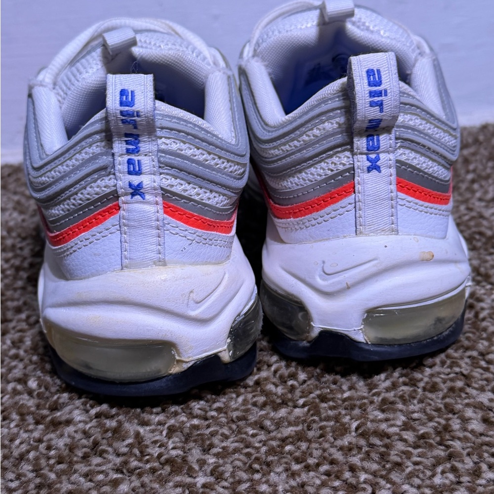 Nike Air Max 97 Essential Flash Crimson Silver Women's 7.5 CZ6087-101 White - Picture 4 of 7